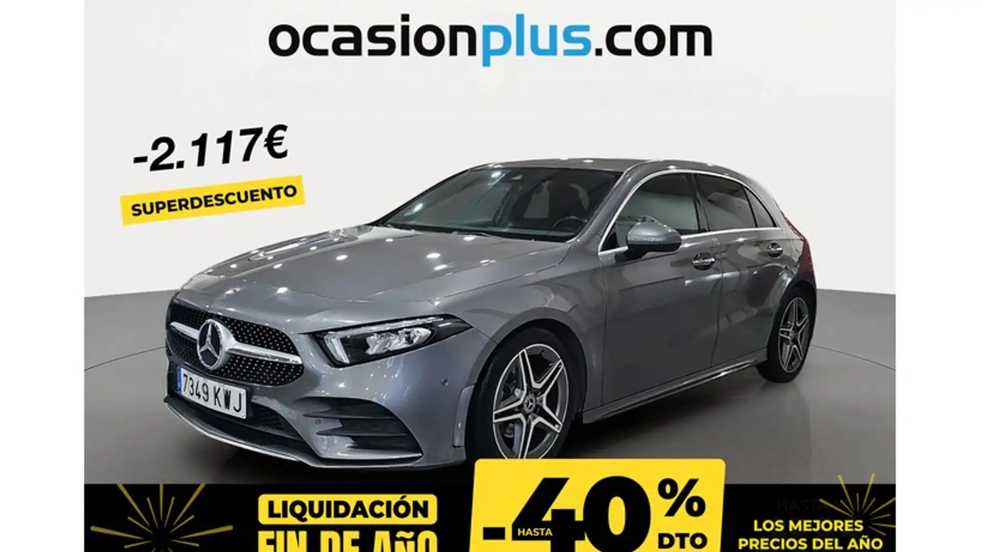 Mercedes-Benz A 180 180d 7G-DCT Gris - 1