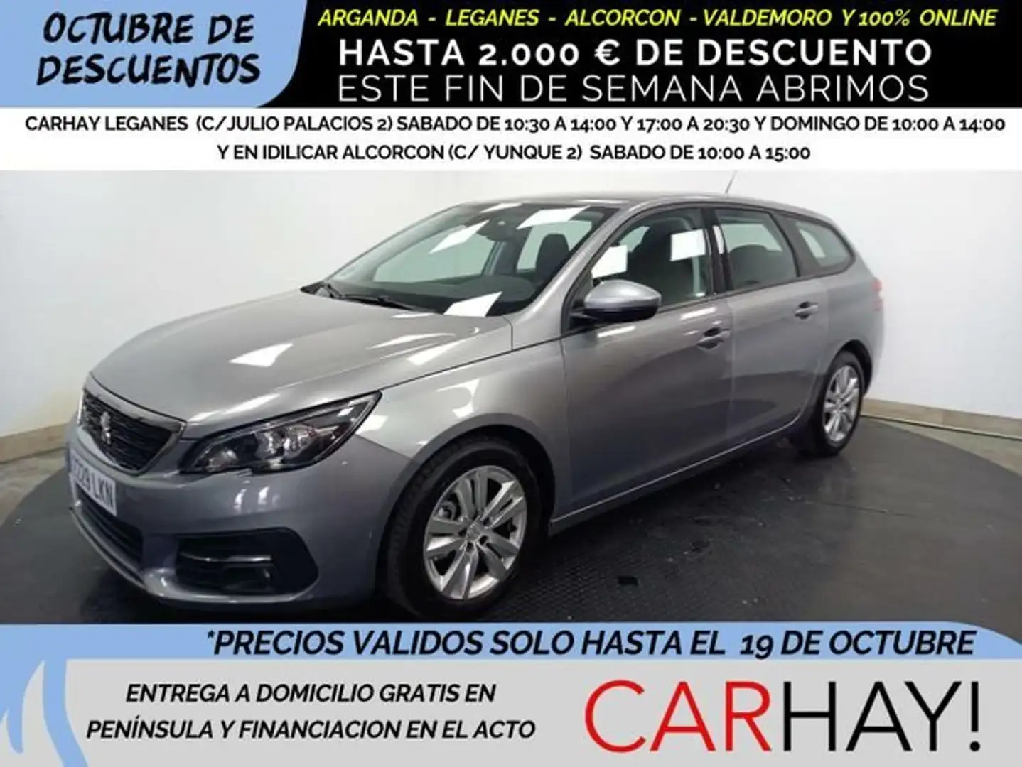 Peugeot 308 SW ACTIVE PACK 100CV Gris - 1