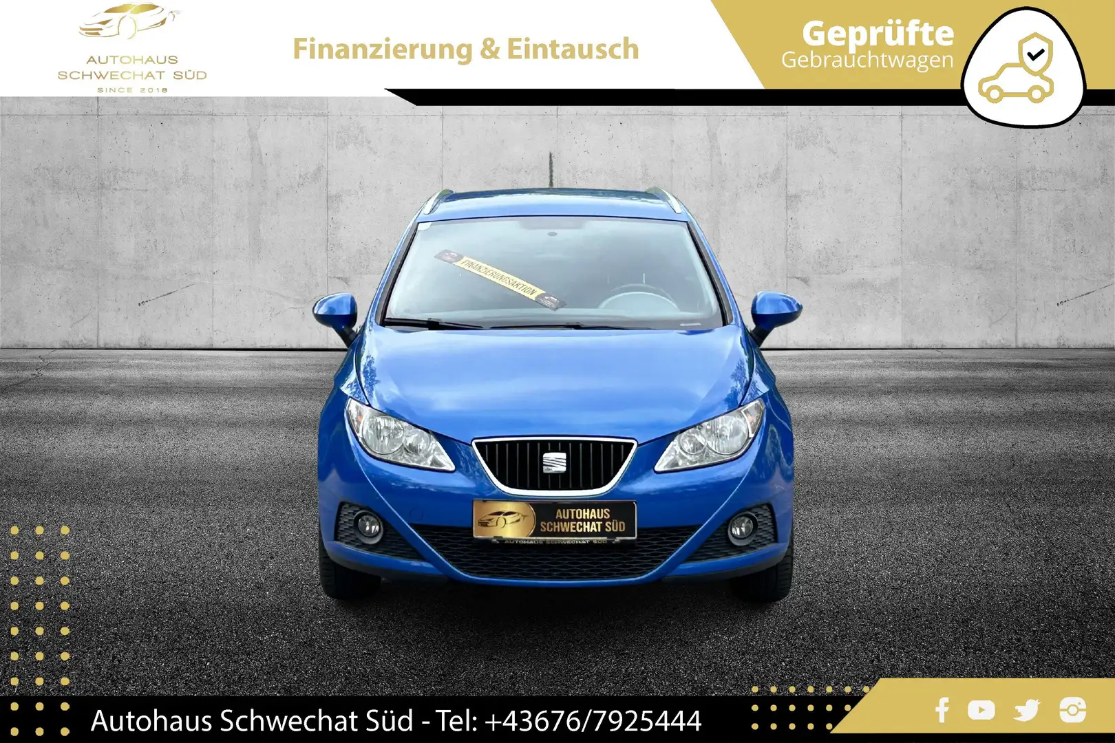 SEAT Ibiza Style 1,2 ST //PICKERL+SERVICE NEU//KLIMA// Blau - 2