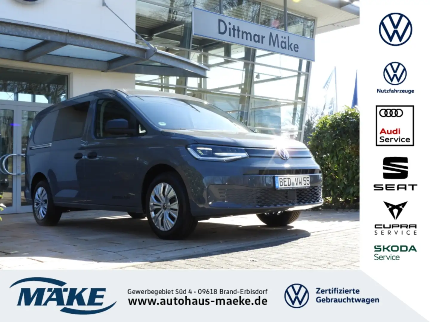 Volkswagen Caddy Flexible 2.0 TDI 4motion LED PDC GRA Grau - 1