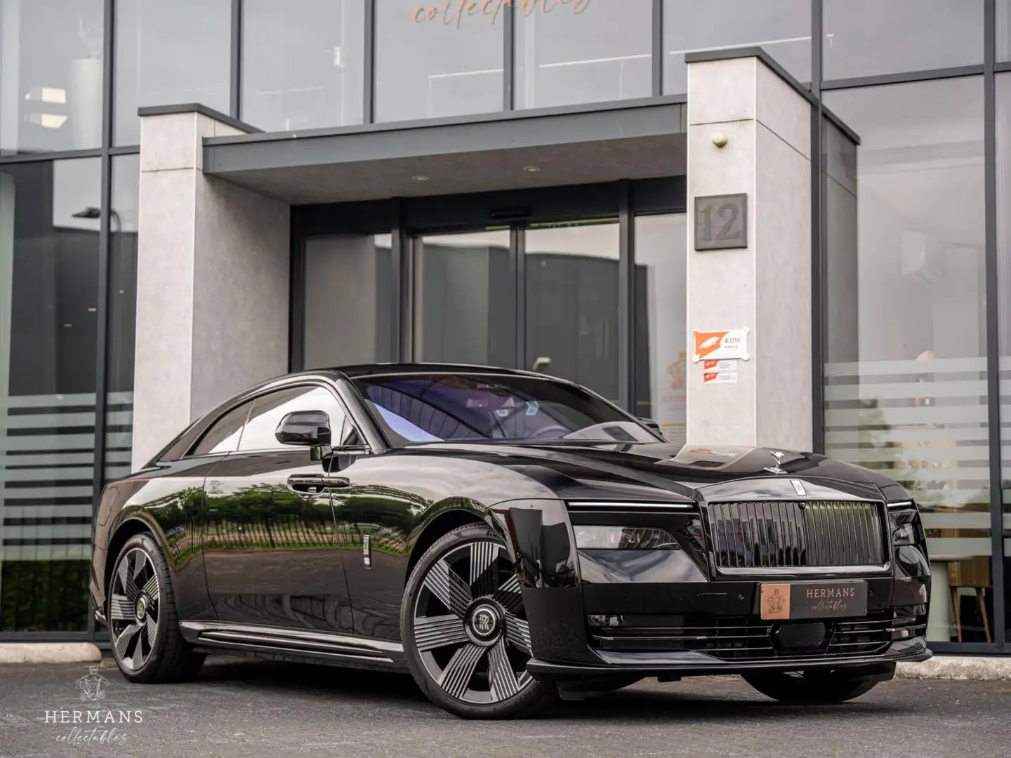 Rolls-Royce Spectre / Bespoke / PPF / Pinstripe / Starlight / Org. NL Czarny - 1