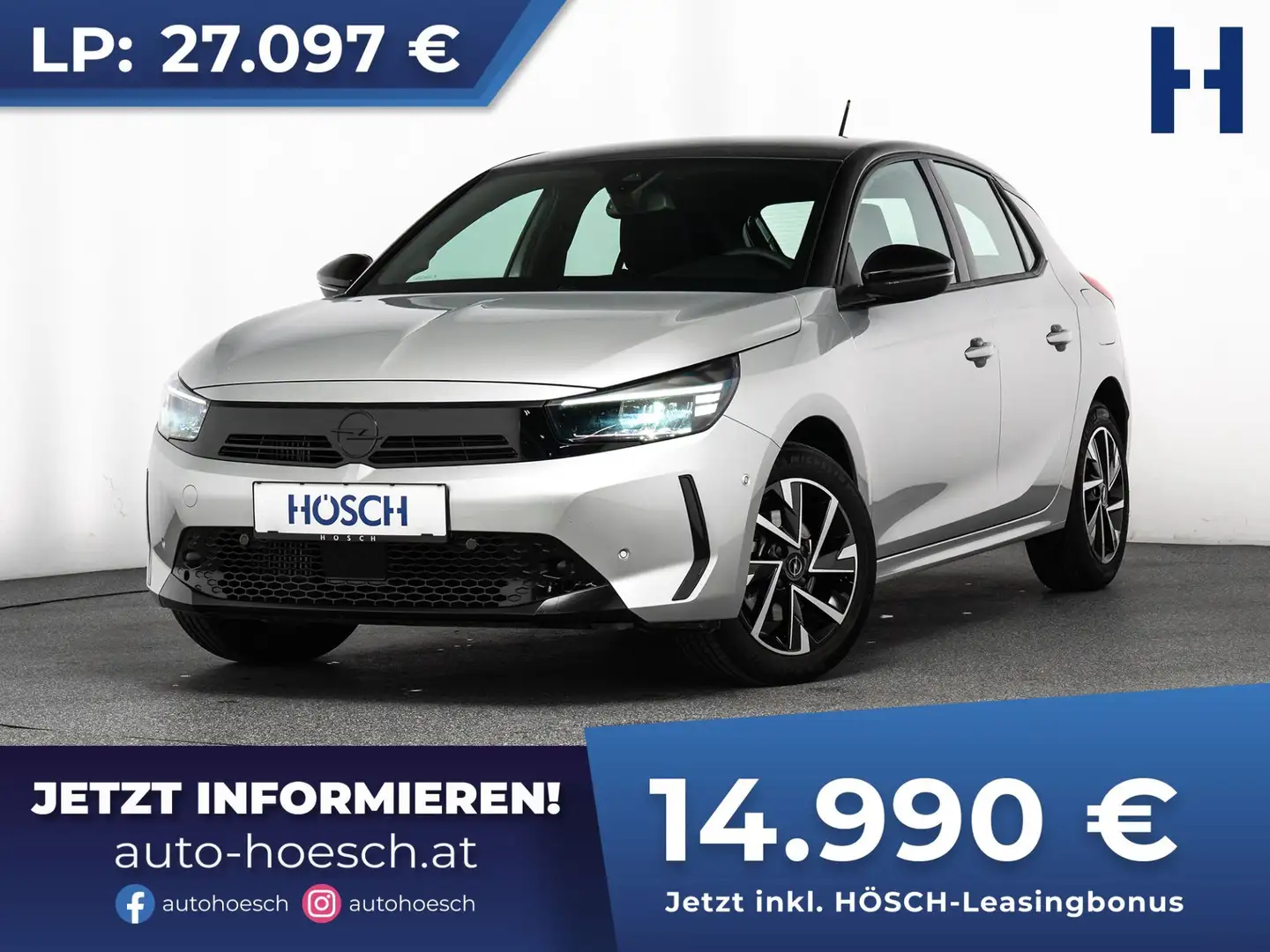 Opel Corsa 1.2 Turbo GS R-KAM CARPLAY VIRTUAL SPORTSITZE Silber - 1