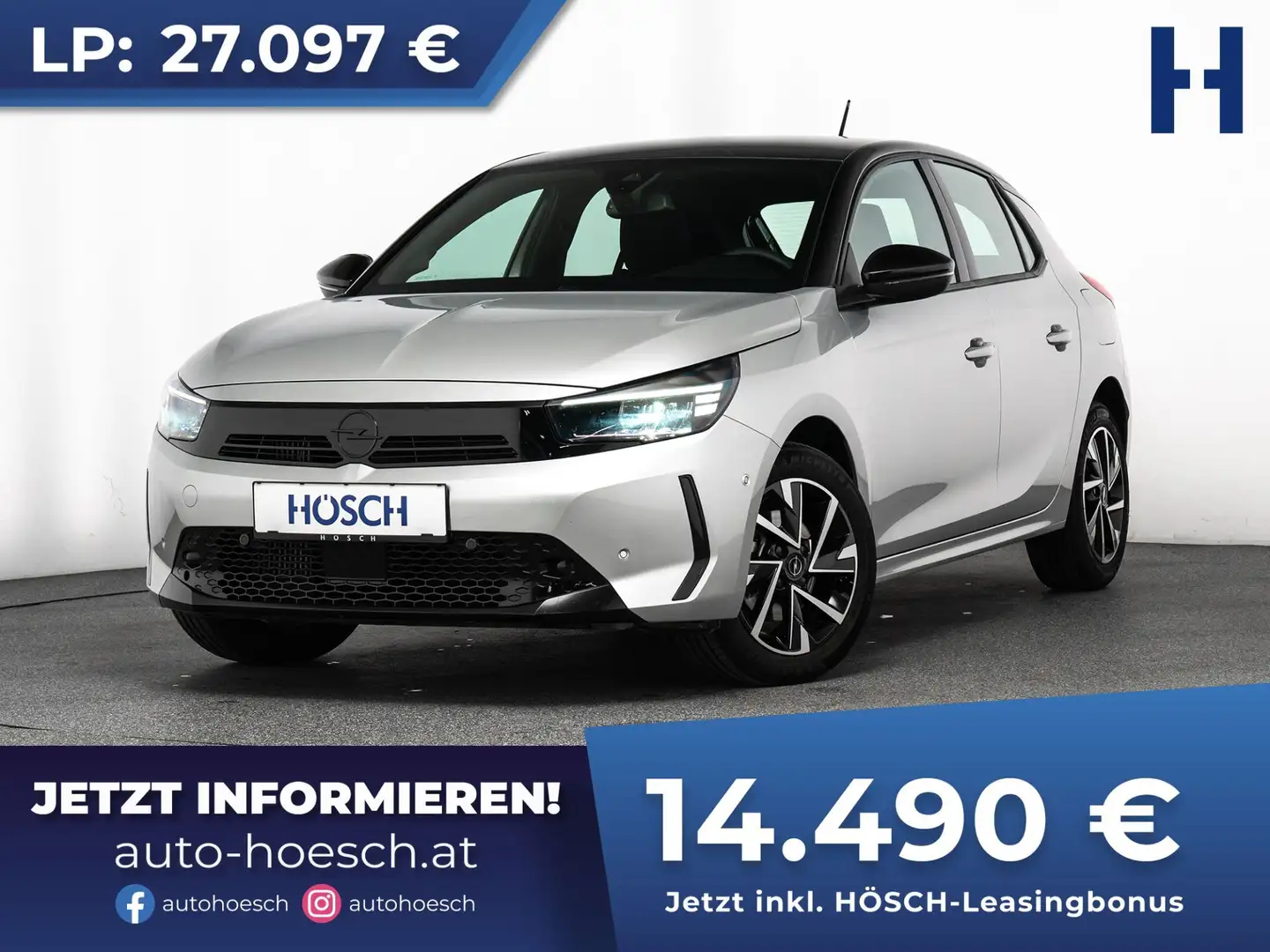 Opel Corsa 1.2 Turbo GS R-KAM CARPLAY VIRTUAL SPORTSITZE Silber - 1