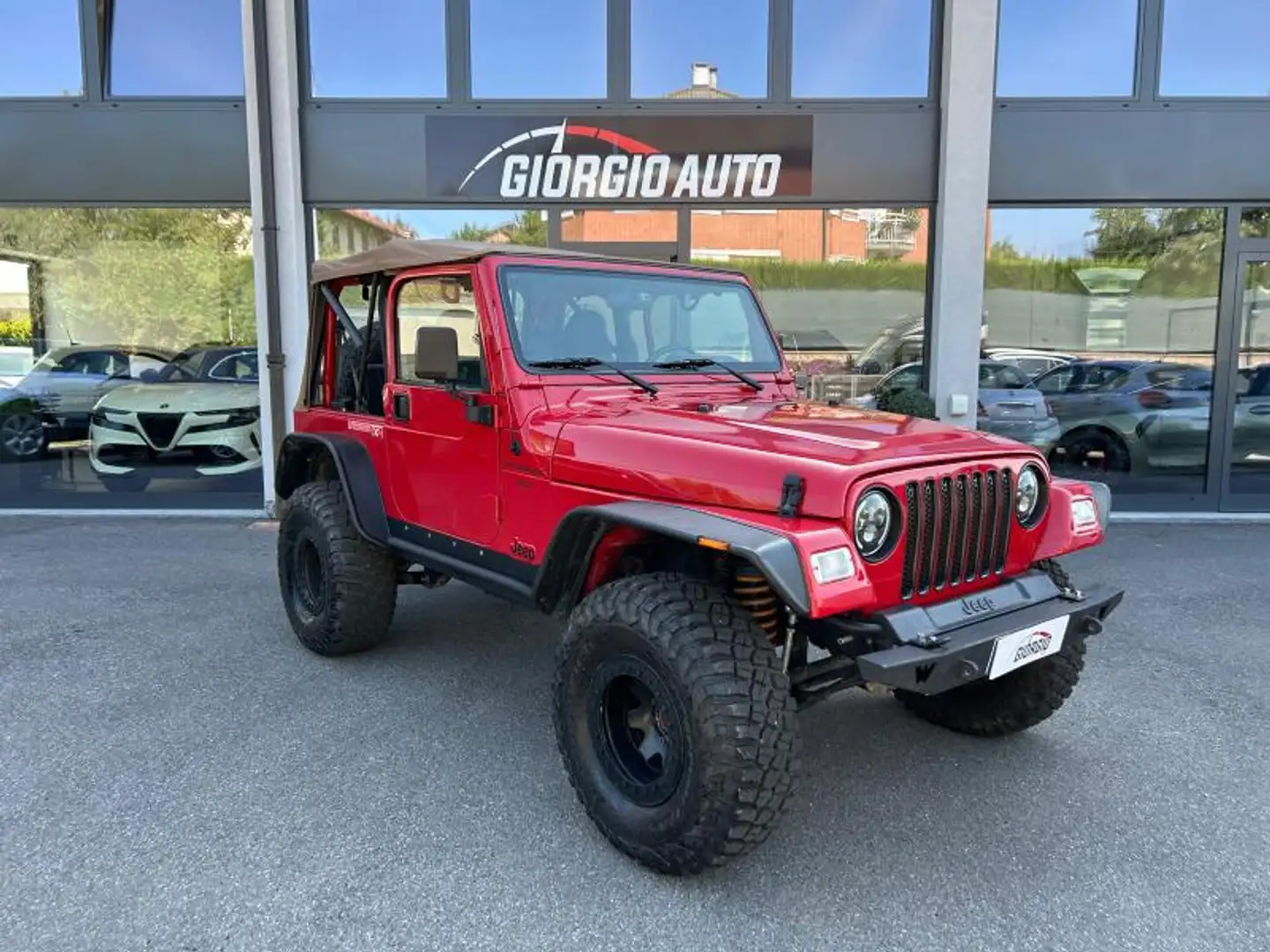 Jeep Wrangler 4.0 Sport Rojo - 1