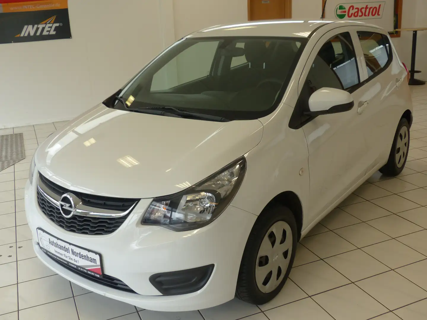 Opel Karl 1.0 Edition*KLIMA*2.HAND*TÜV NEU* Weiß - 2