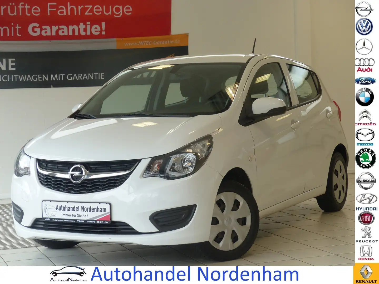 Opel Karl 1.0 Edition*KLIMA*2.HAND*TÜV NEU* Weiß - 1