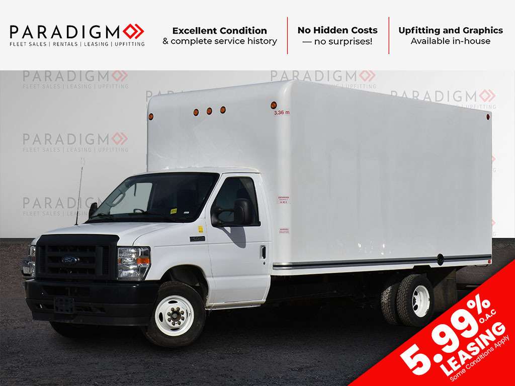 White 2024 Ford E-Series Chassis Pickup Truck Rear-Wheel Drive 6-Speed Automatic