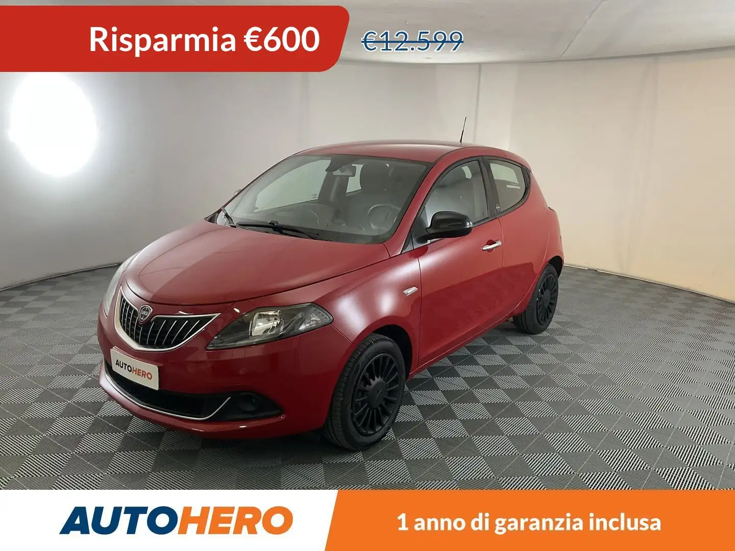 Lancia Ypsilon 1.2 LPG Silver 69 CV Rosso - 1