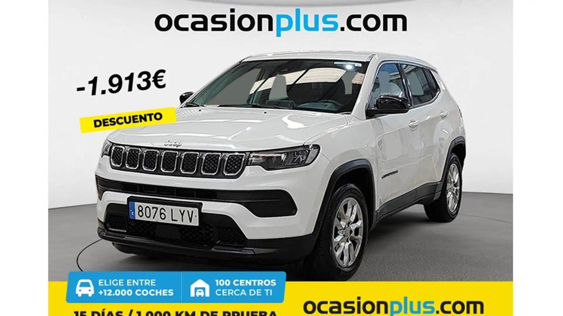 Jeep Compass 1.3 Gse T4 Longitude 4x2 130 Blanco - 1
