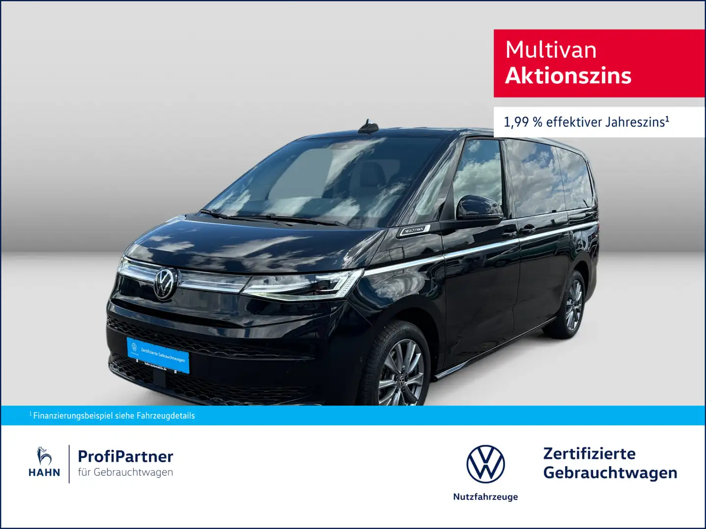 Volkswagen T7 Multivan Style LÜ 2,0TSI 150kW TRAVEL AREAVIEW Schwarz - 1
