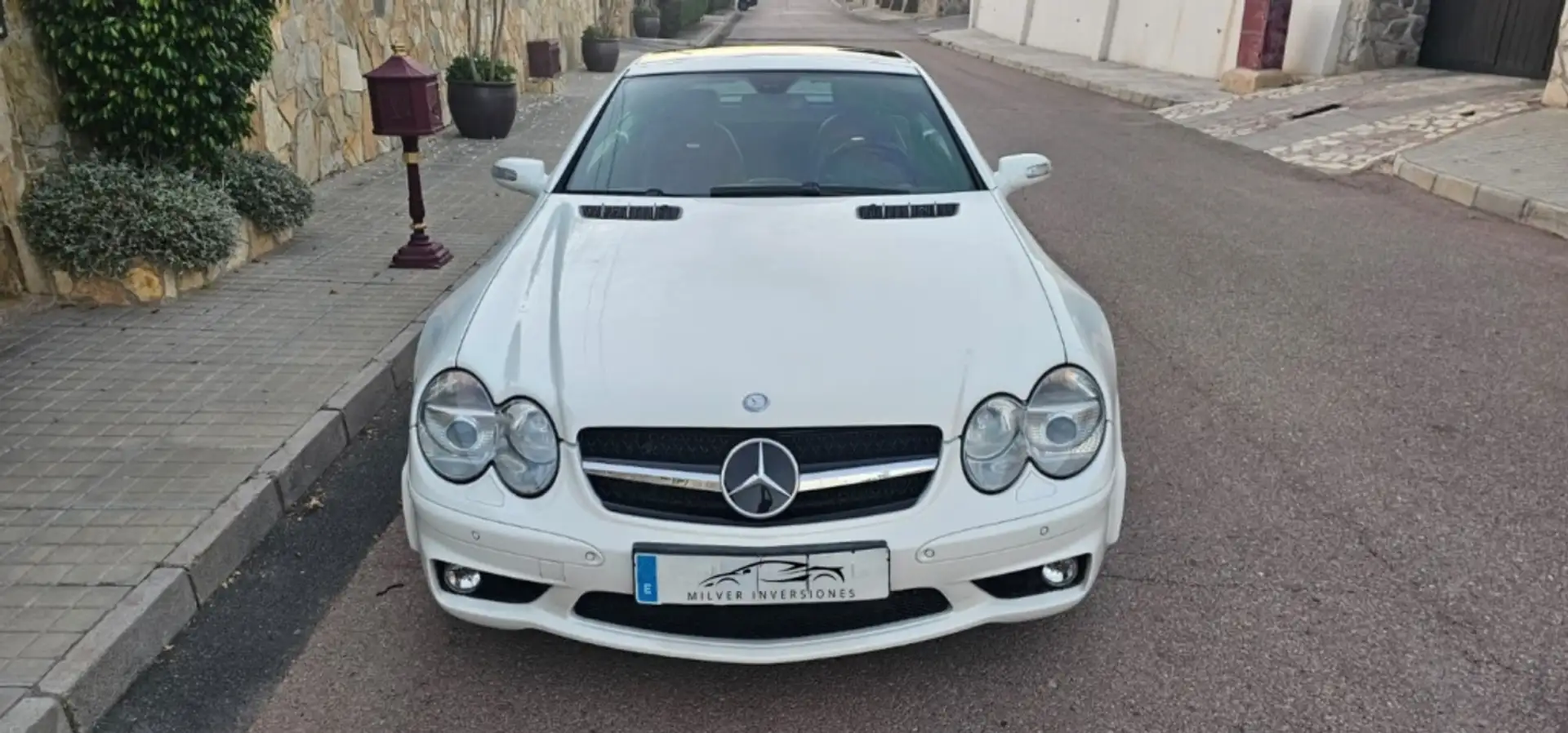 Mercedes-Benz SL 55 AMG Aut. Blanc - 1