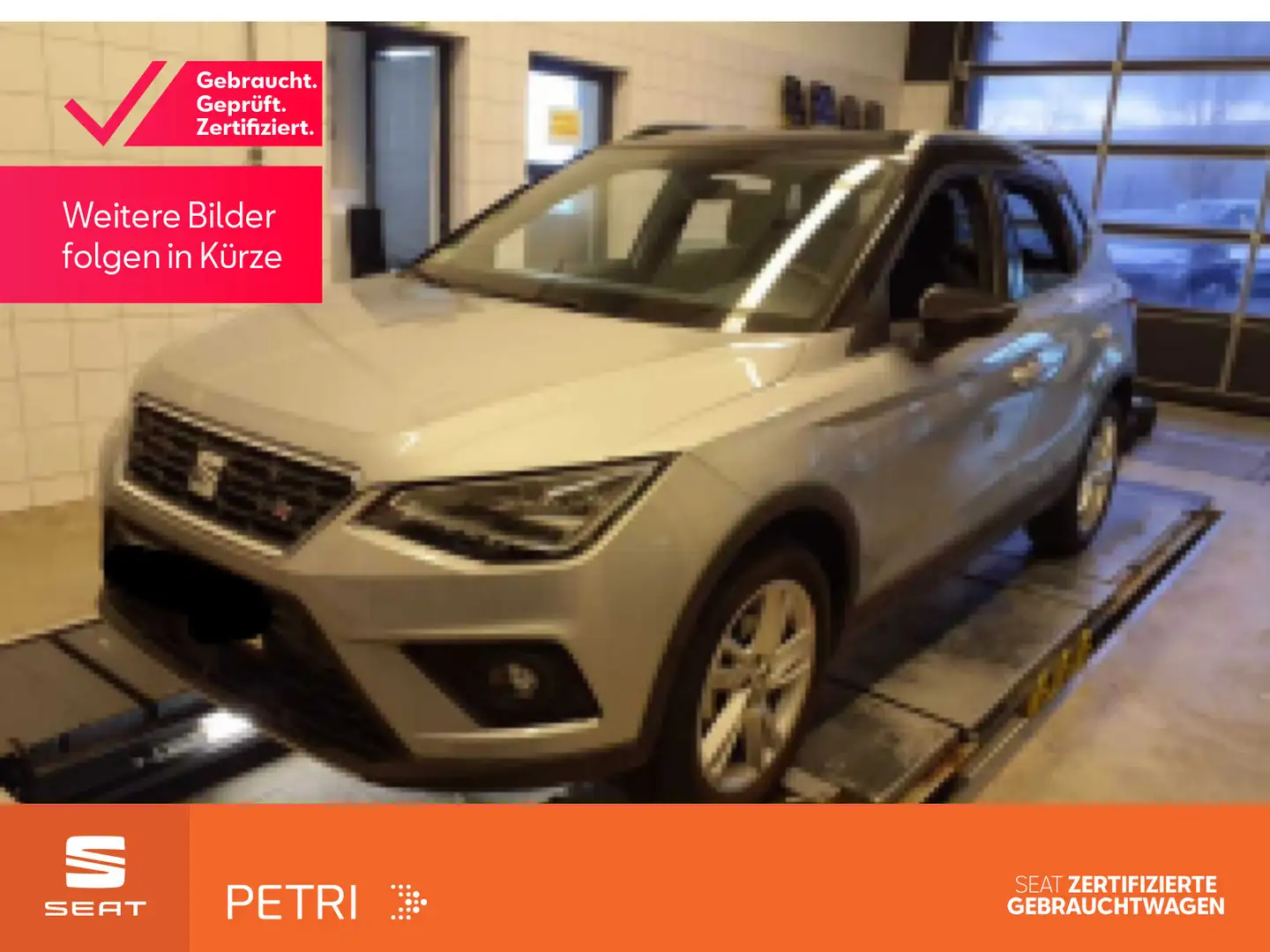 SEAT Arona FR 1.0TSI *PDC*KAM*LED*KLIMA*NAV*SHZ* Silber - 1