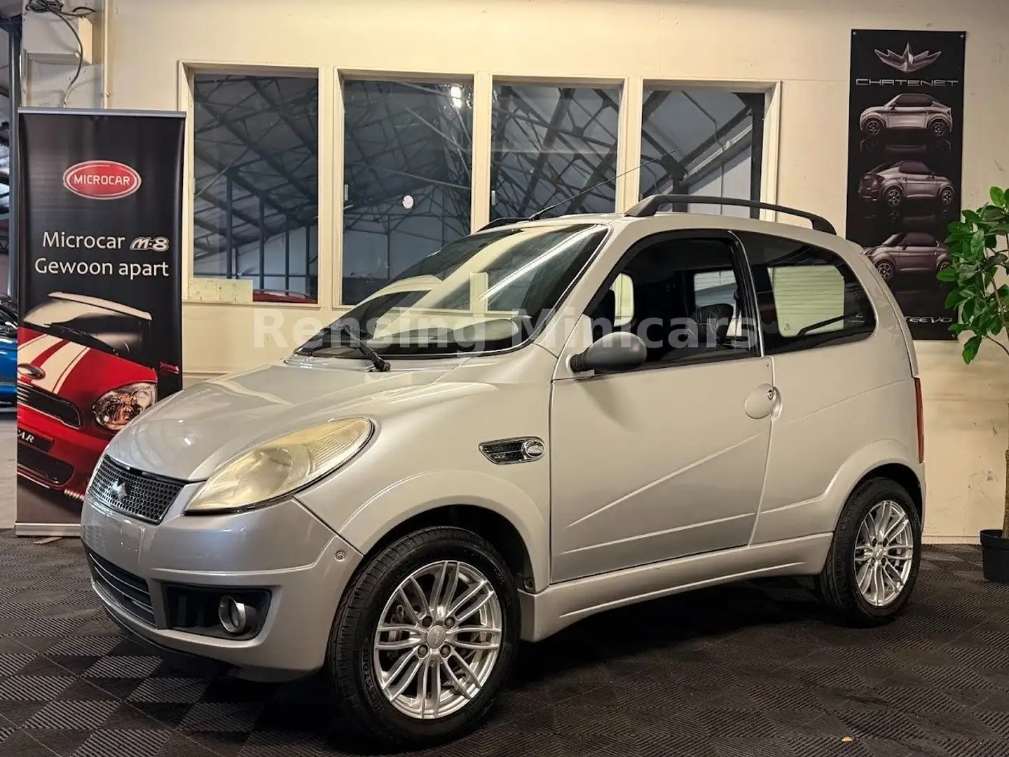 Ligier X-Too X-Too R Silber XXL Koffer Mopedauto Microcar 45 Silber - 1