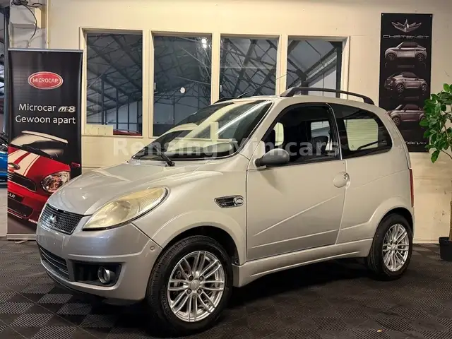 Ligier X-Too X-Too R Silber XXL Koffer Mopedauto Microcar 45