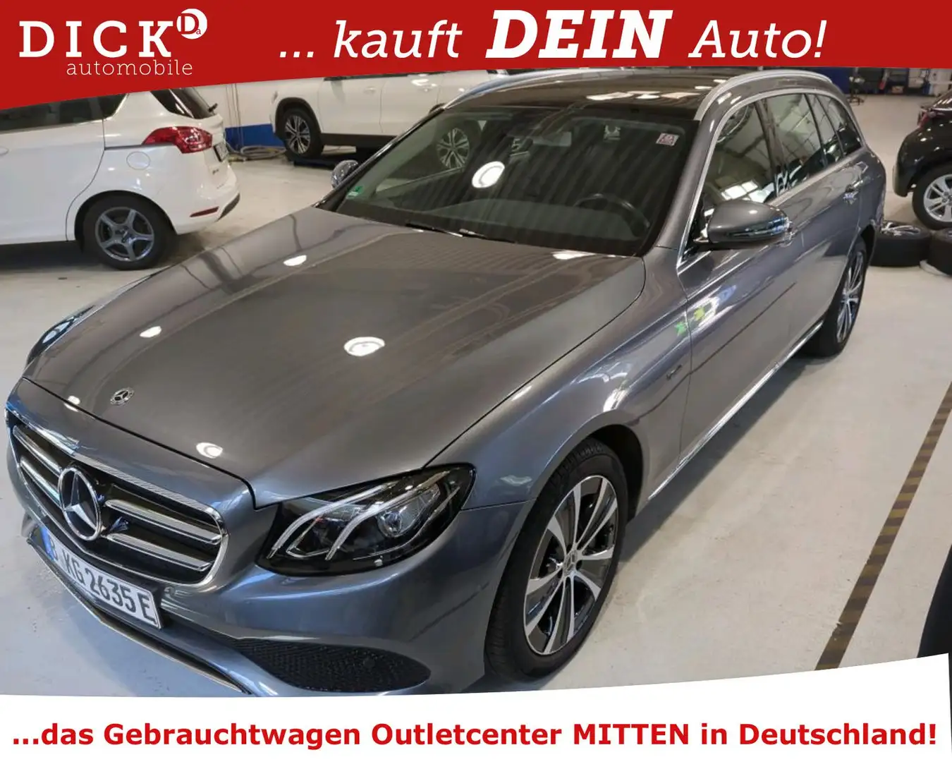 Mercedes-Benz E 300 de T Avantg 9G PANO/LED/NAV/RFK/WIDE/KEY/8F Grau - 1