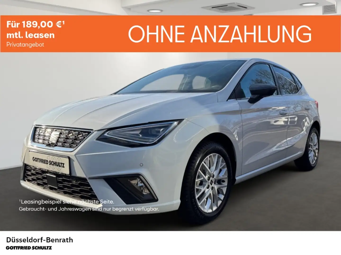 SEAT Ibiza Xcellence 1.0 TSI DSG Voll-LED Navi Einparkhilfe R Weiß - 1