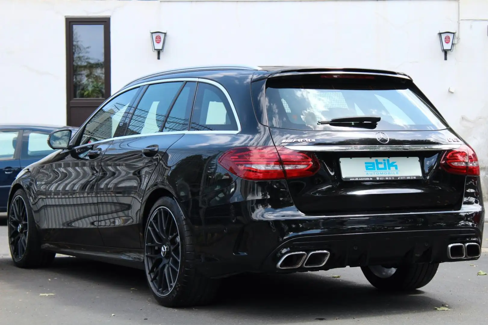 Mercedes-Benz C 63 AMG 1.HAND SPORTABGAS WIDESCREEN 360° DISTR Schwarz - 2