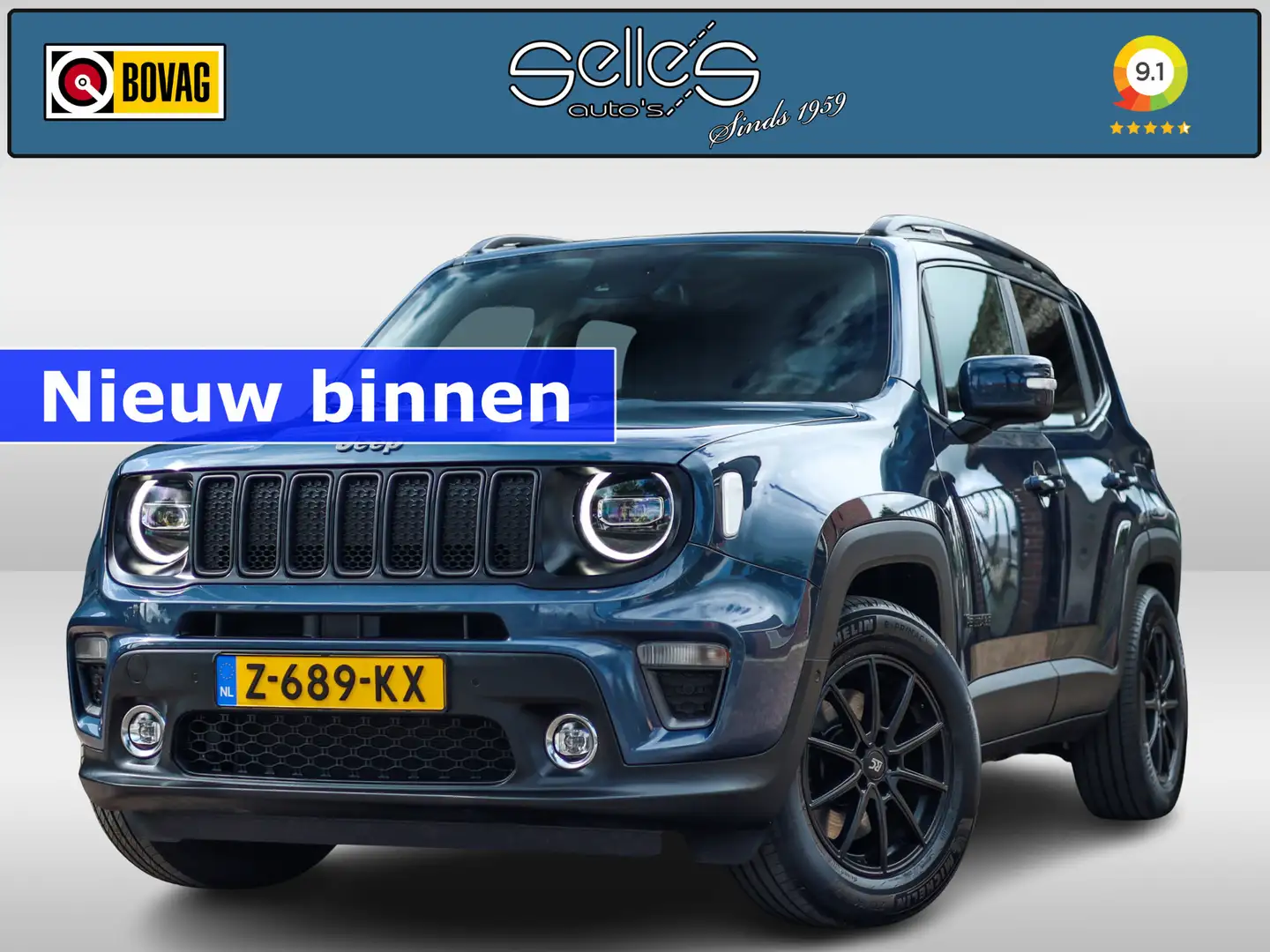 Jeep Renegade 4xe 240 Plug-in Hybrid Electric S Stoel-/stuur ver Blauw - 1
