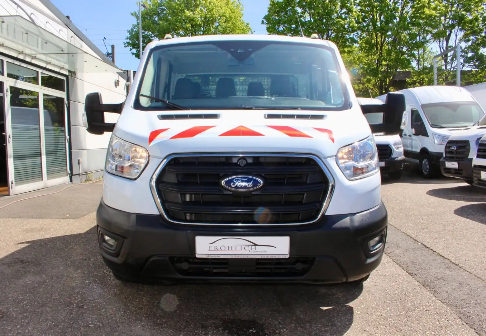 Ford Transit Pritsche 350 L3 DoKa TREND ACC·CAM·AHK Blanc - 2