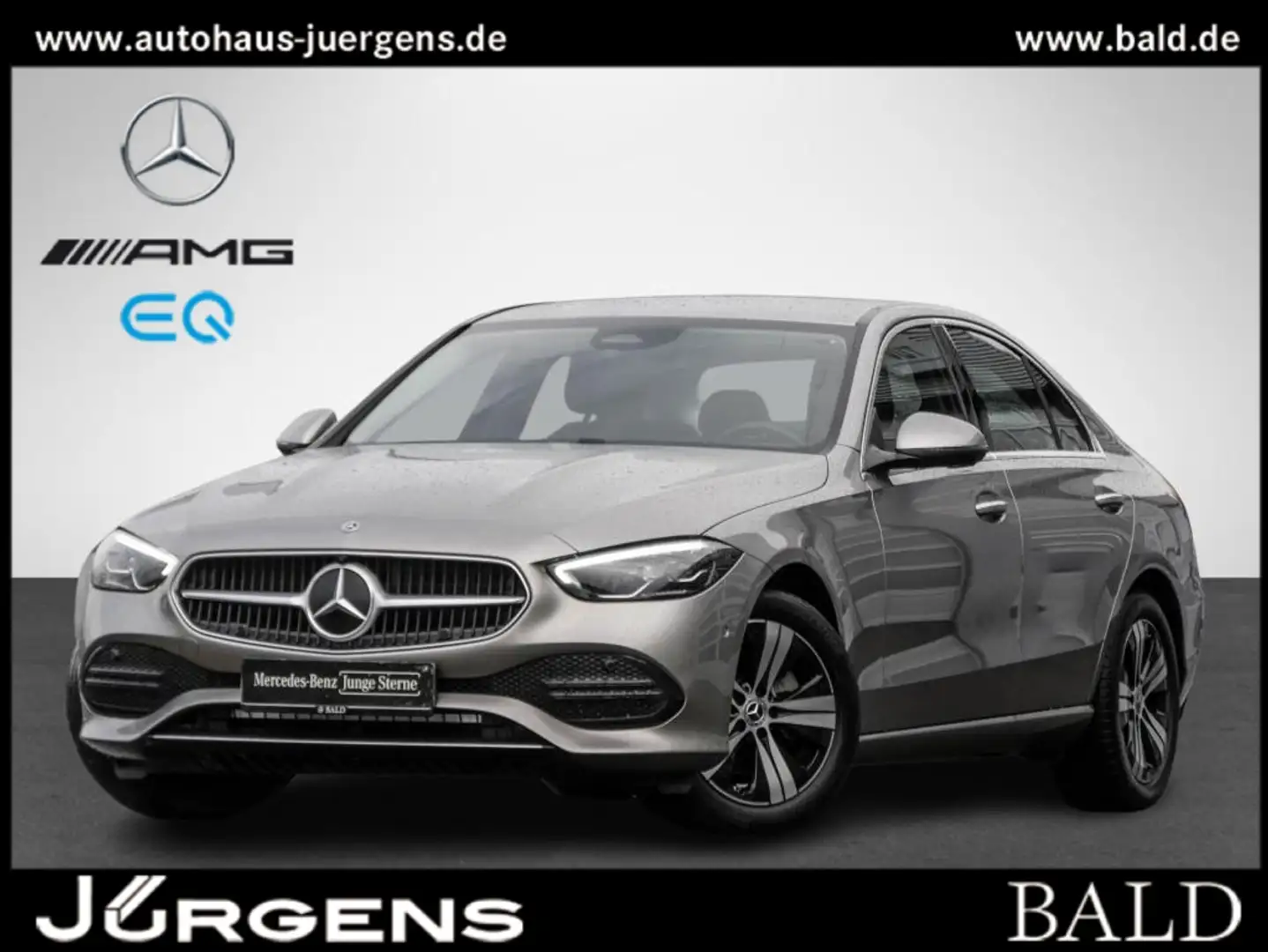 Mercedes-Benz C 180 Avantgarde/360/Keyl/Memo/Totw/LED/Cam/17" Silber - 1