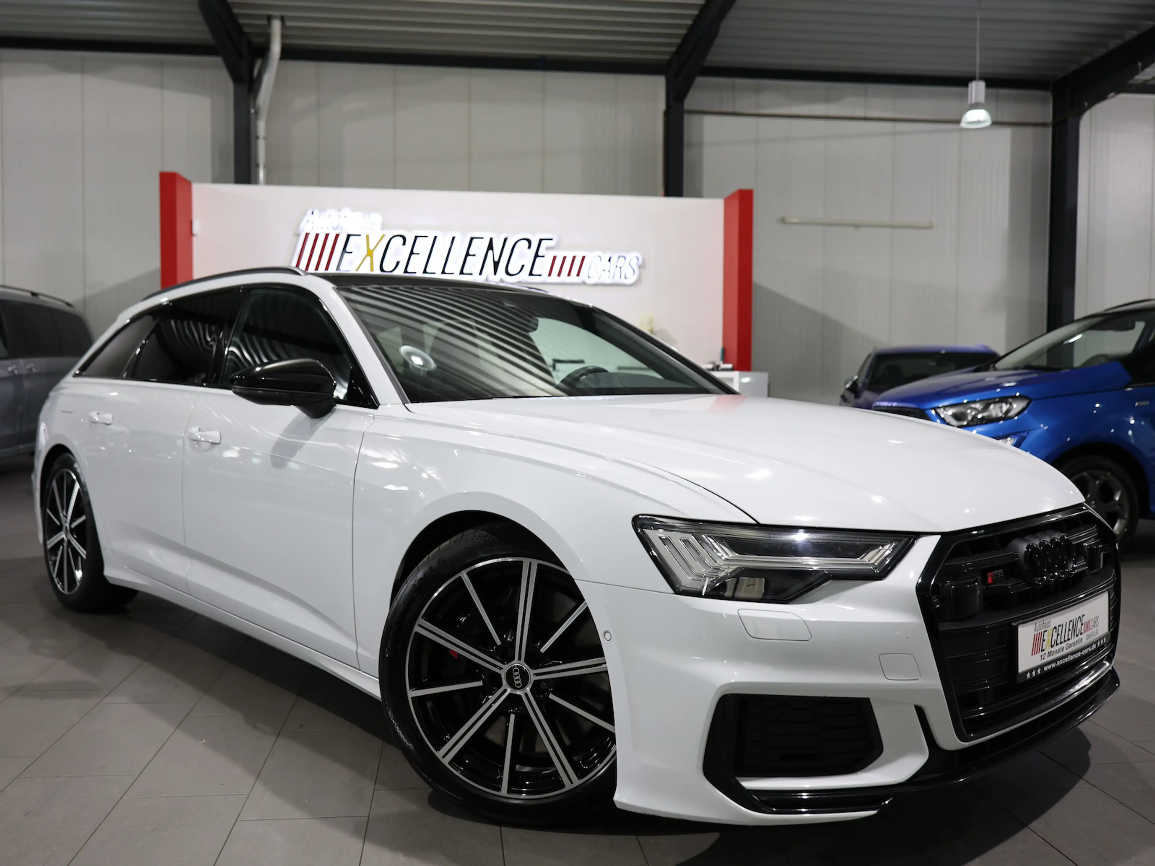 Audi S6 Avant 3.0 TDI Q S-LINE WHITE & BLACK PANORAMA — photo 2