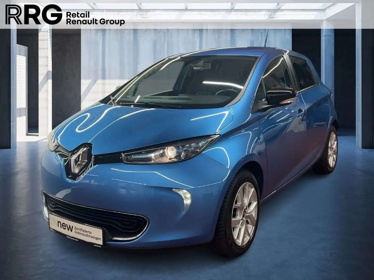 Renault ZOE LIFE R110 40kWh BATTERIEMIETE Blau - 1