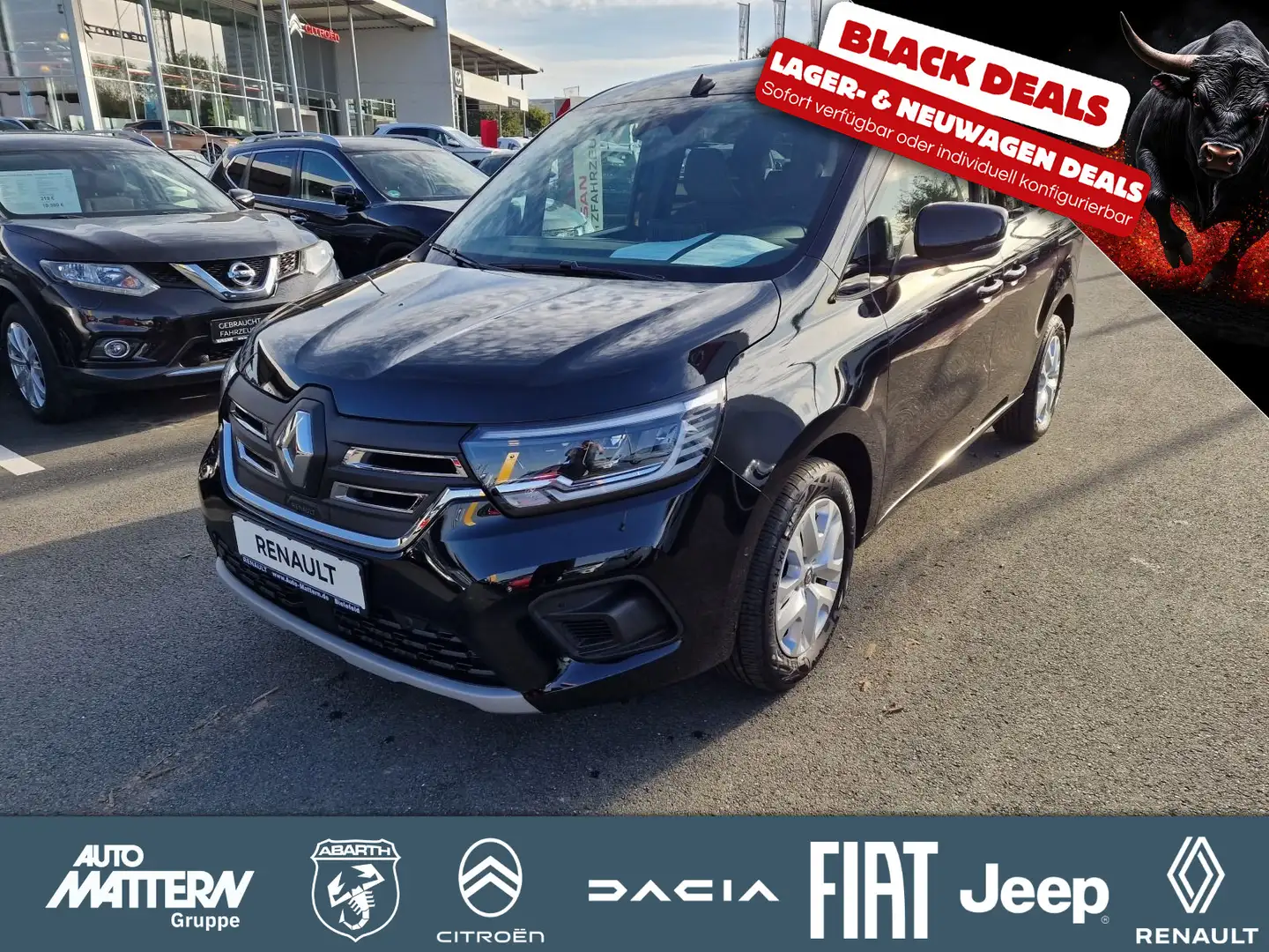 Renault Kangoo Equilibre E-TECH PDC,BT,Klima,LED,Kamera Zwart - 1