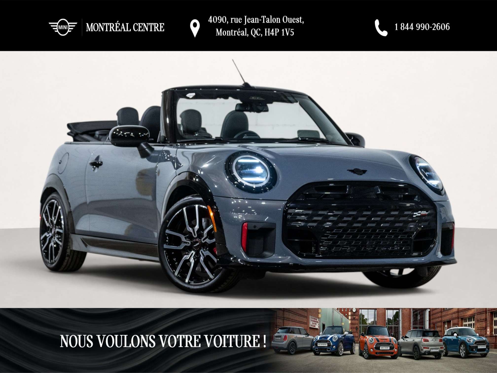 2026 MINI Convertible John Cooper Works | Ligne Premier+ | Accès Confort