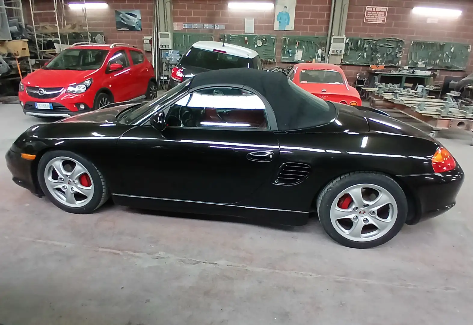 Porsche Boxster 2,5 manuale nera/pelle rossa CONTO VENDITA Noir - 2