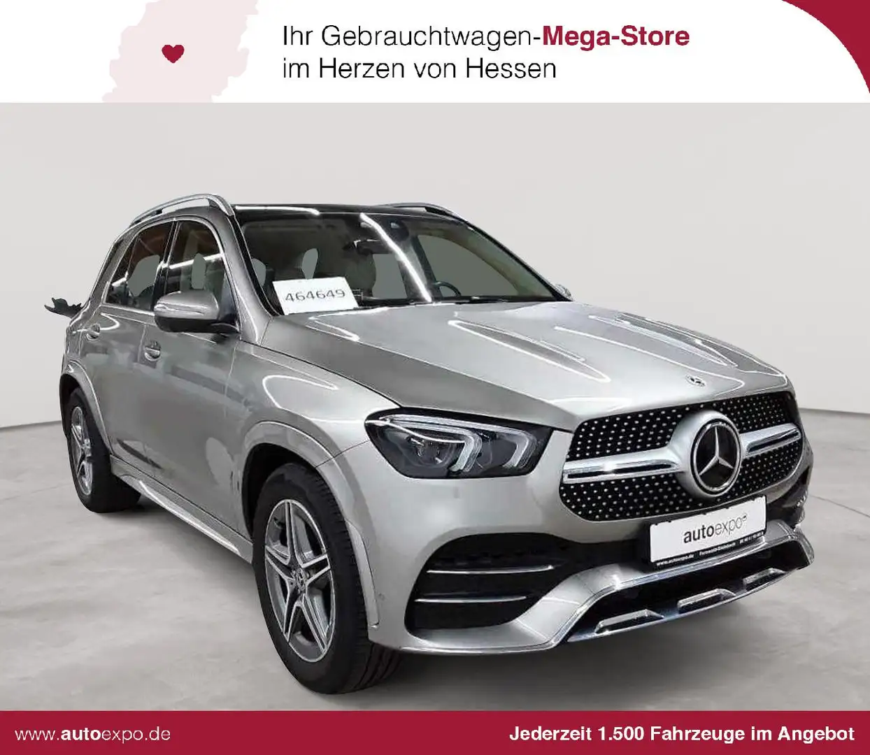 Mercedes-Benz GLE 350 GLE 350 de-AMG AssiPL PANO KAM360 AHK Argent - 1