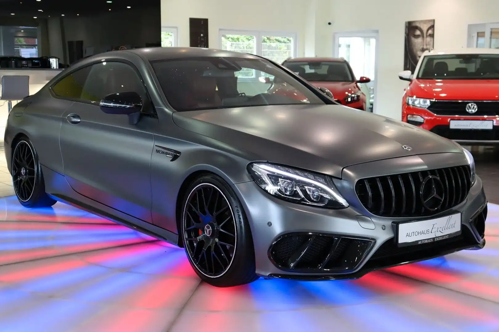 Mercedes-Benz C 300 Coupe AMG-Line*BURM*STERNEN-HIM*DESIGNO* Schwarz - 2