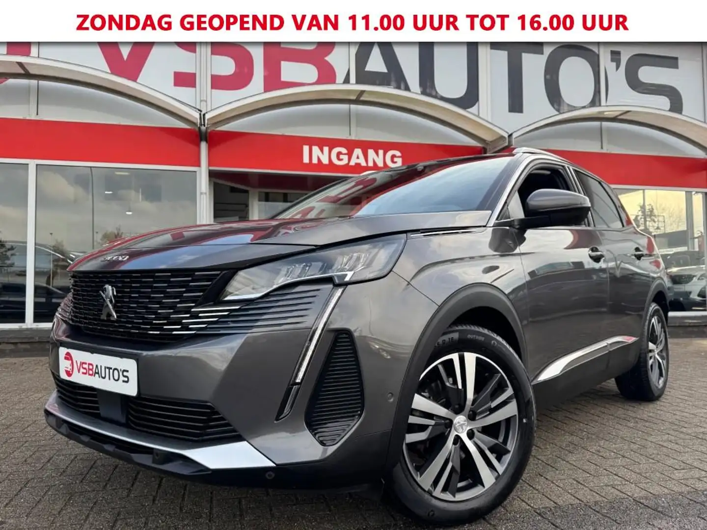 Peugeot 3008 1.2 PURETECH ROADTRIP AUT. 130PK NAVI CAMERA CARPL Grijs - 1