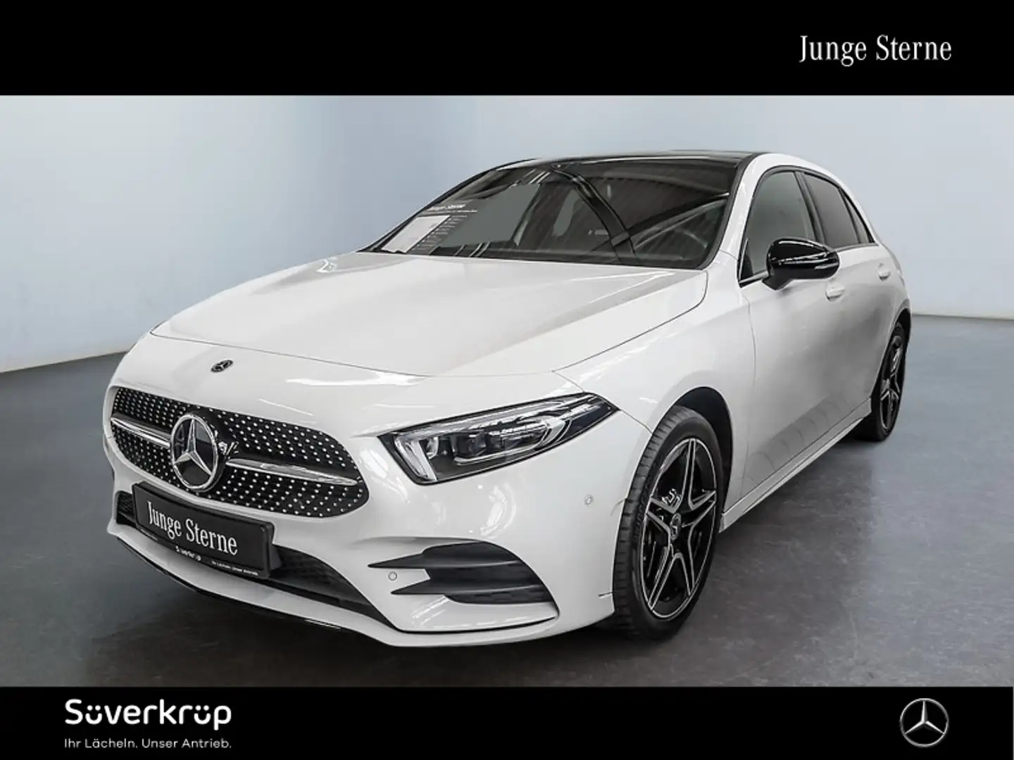 Mercedes-Benz A 250 e Kompaktlimousine AMG NIGHT MULTI PANO Weiß - 1
