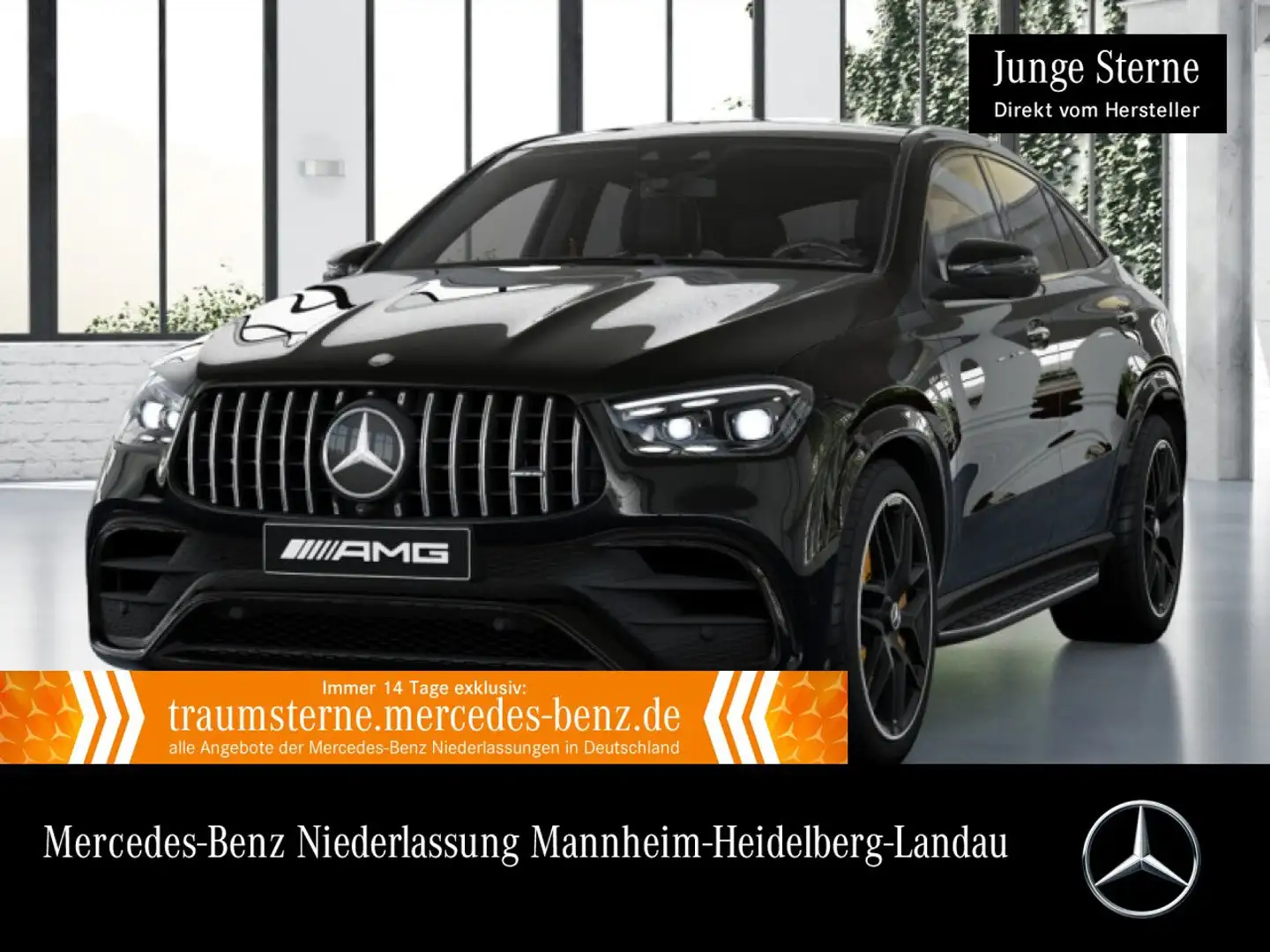 Mercedes-Benz GLE 63 AMG GLE 63 S Coupé 4M NIGHT+PANO+360+AHK+MULTIBEAM+9G Schwarz - 1