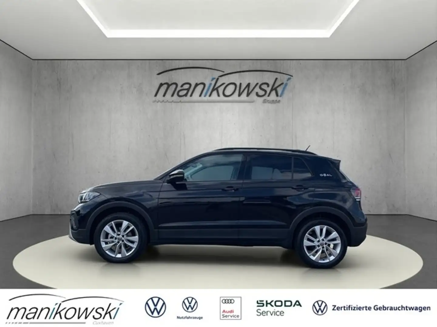 Volkswagen T-Cross 1.0TSI *Goal*DigitalC+BT+LED+RFK+PDC+ACC+Stzhzg+GJ Schwarz - 2