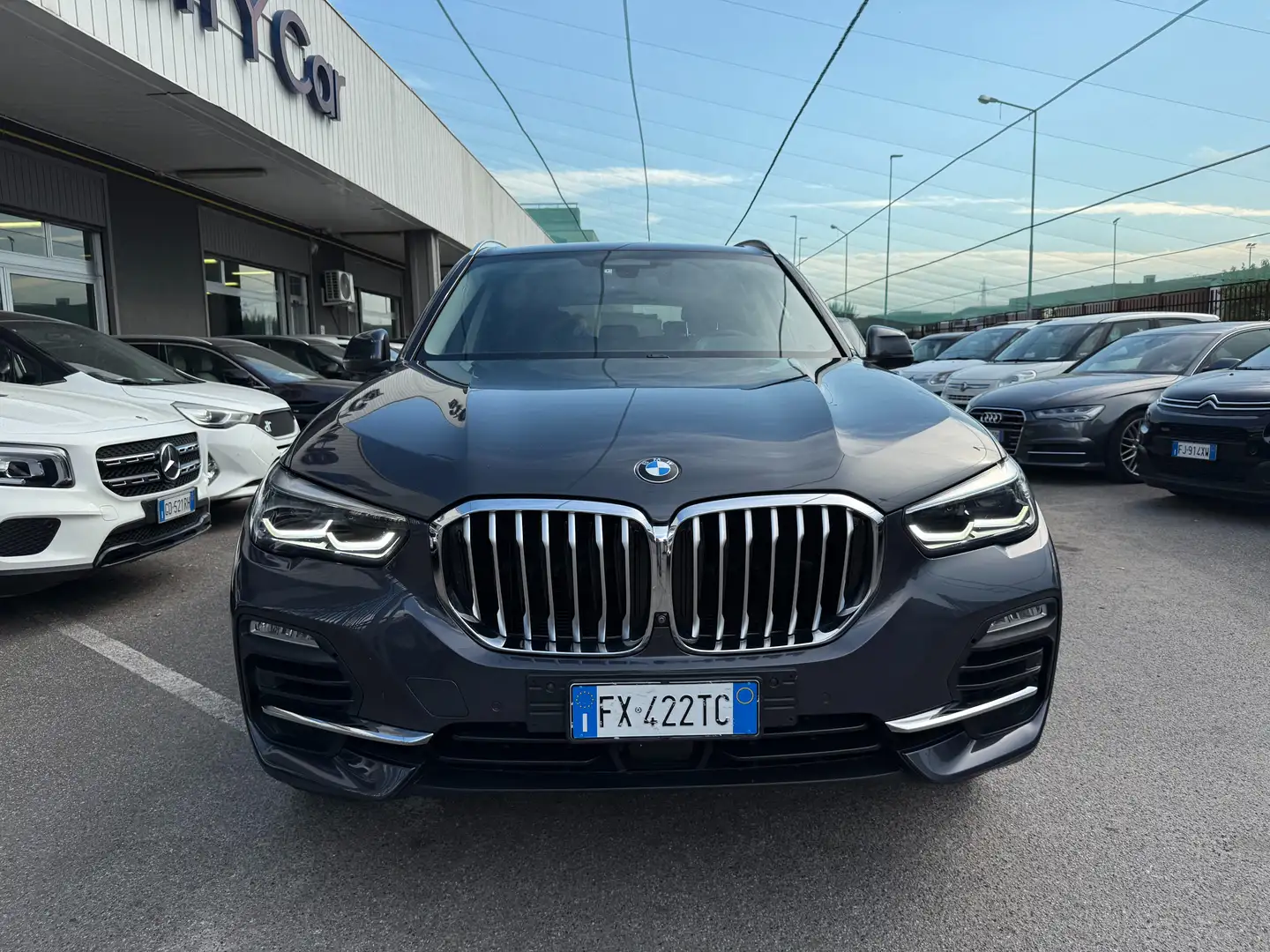 BMW X5 X5  xdrive40i SERVICE IN BMW Grigio - 2