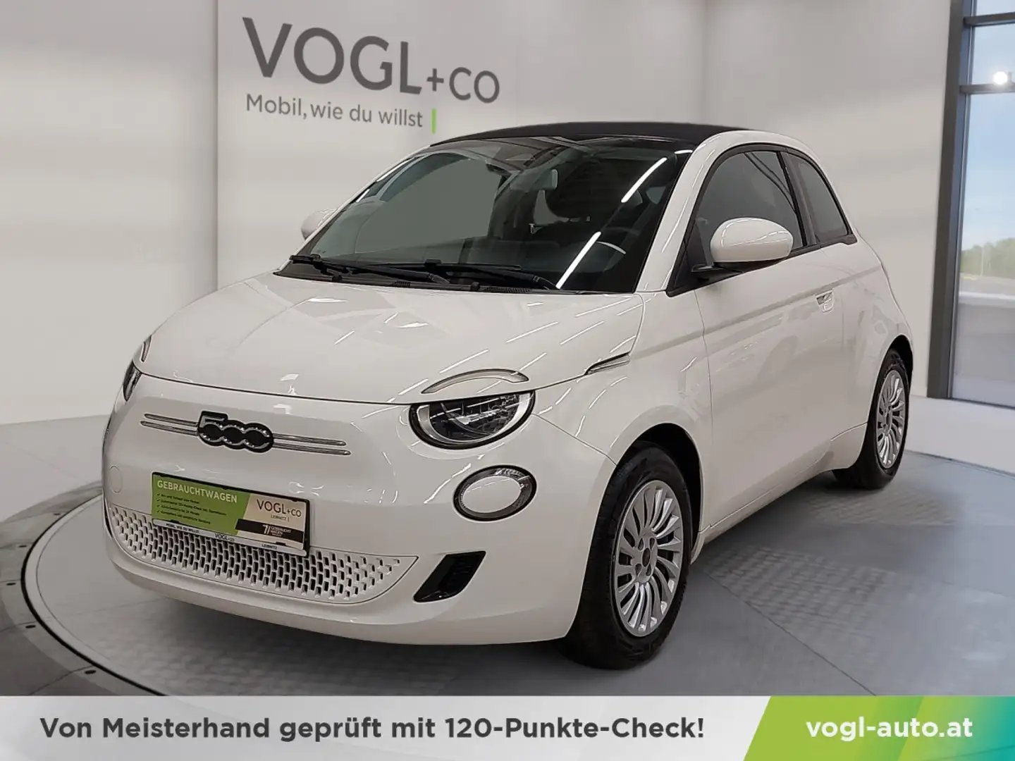 Fiat 500C Elektro 42 kWh Weiß - 1