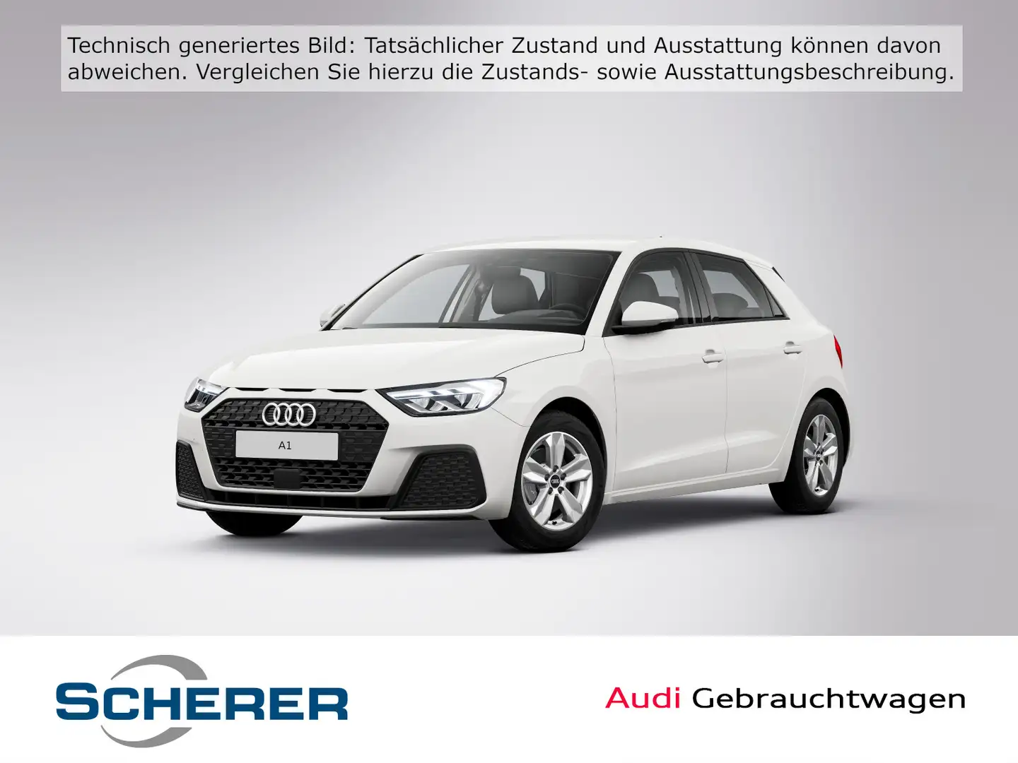 Audi A1 30 TFSI 81(110) kW(PS) S tronic Weiß - 1