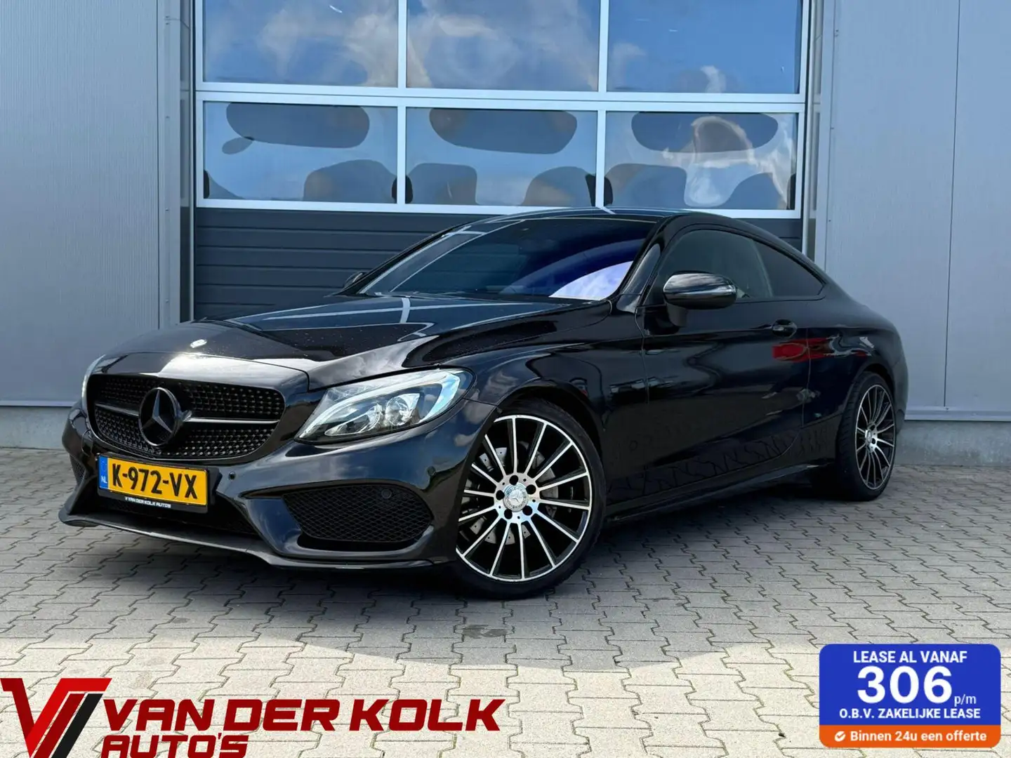 Mercedes-Benz C 180 Coupé AMG Pakket Automaat Xenon Alcantara/Leder Na Zwart - 1