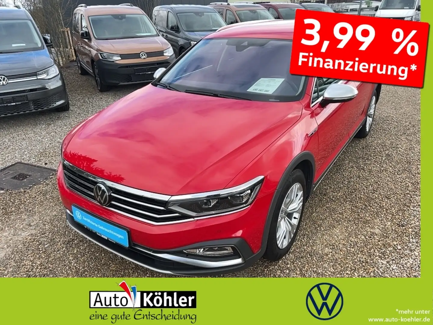 Volkswagen Passat Variant TDi 4M Lederausstattung Vienna Rot - 1