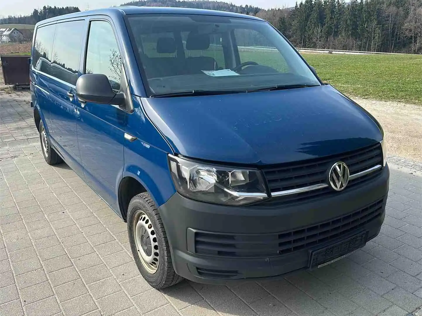Volkswagen T6 Kombi 2.0 TDI*lang*4Sitze*Scheckheft*Motorschaden/läuft* Blau - 2