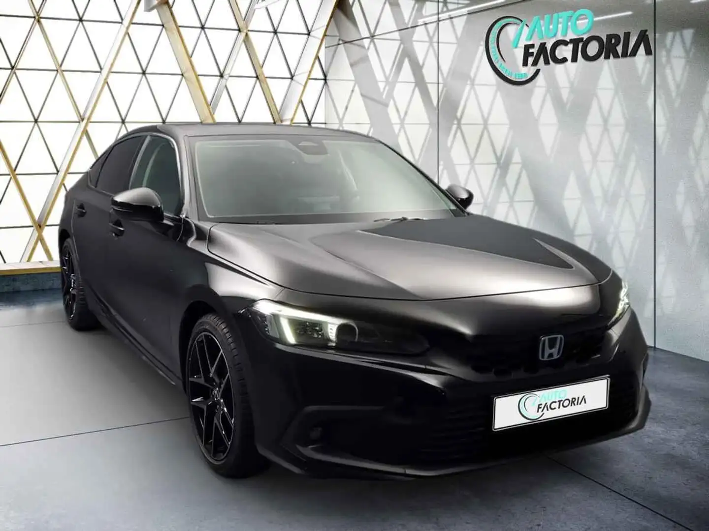 Honda Civic XI -14% 2.0 HYB 184cv BVA +T.PANO+GPS+CUIR+CAM Noir - 2