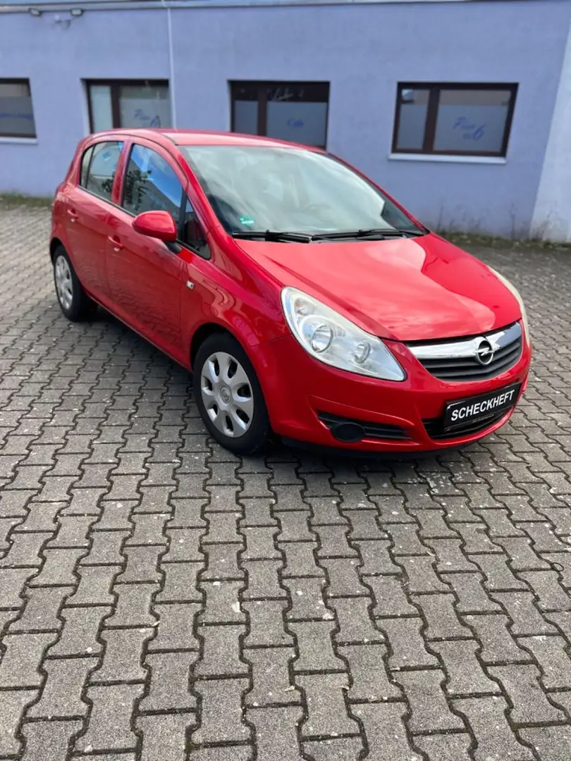 Opel Corsa D Edition Klima HU10/25 SNeu SHeft 8Fach Rot - 1