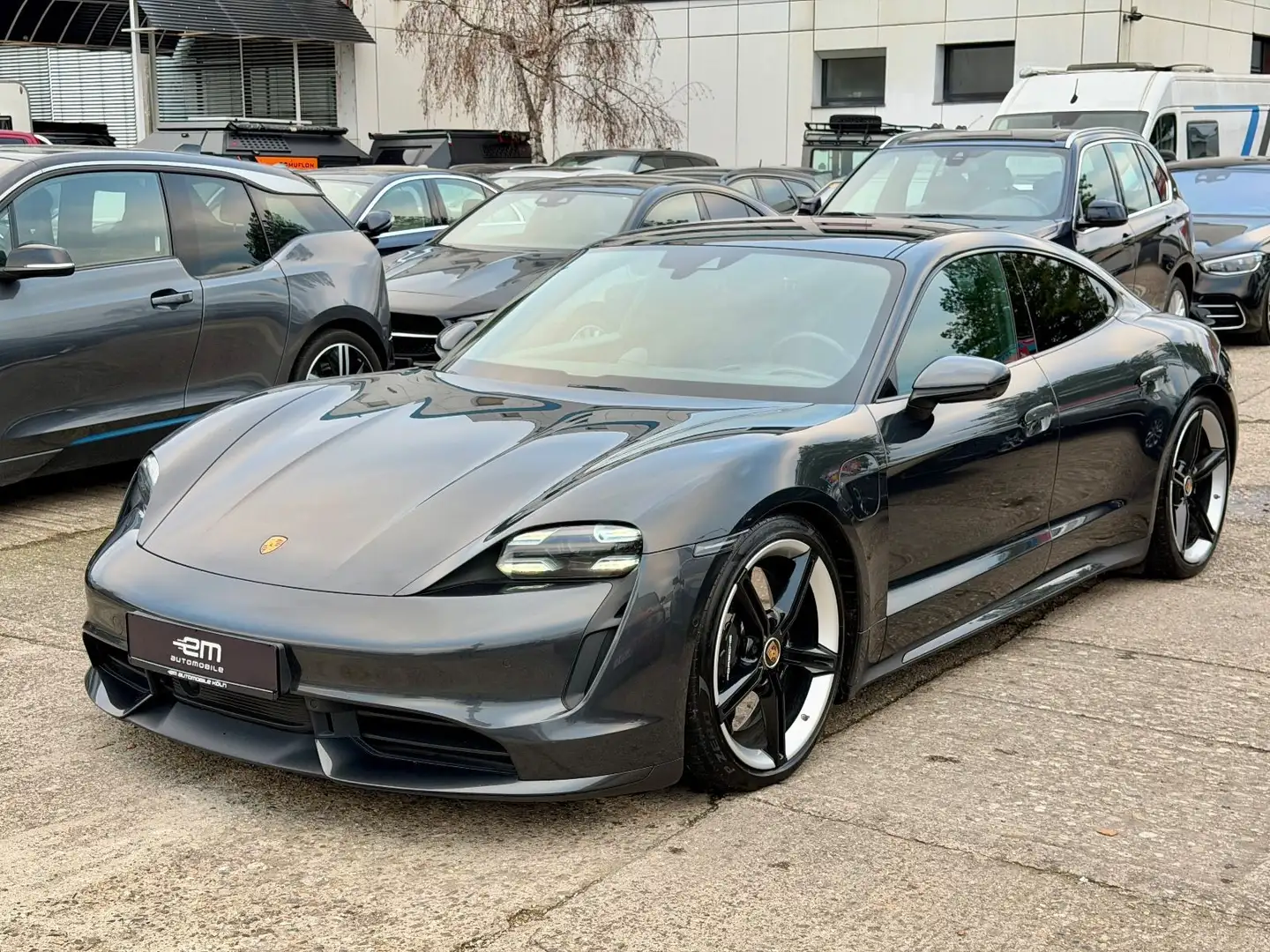 Porsche Taycan Turbo SportChrono/Pano/Massage/Matrix Gris - 2