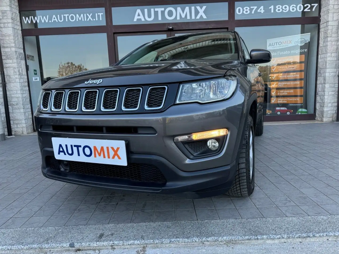 Jeep Compass 2.0 Mjt Business 4x4 140cv Auto Grigio - 2