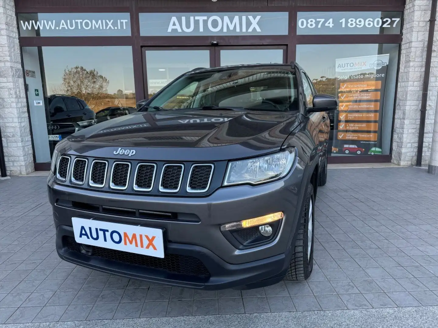 Jeep Compass 2.0 Mjt Business 4x4 140cv Auto Grigio - 1
