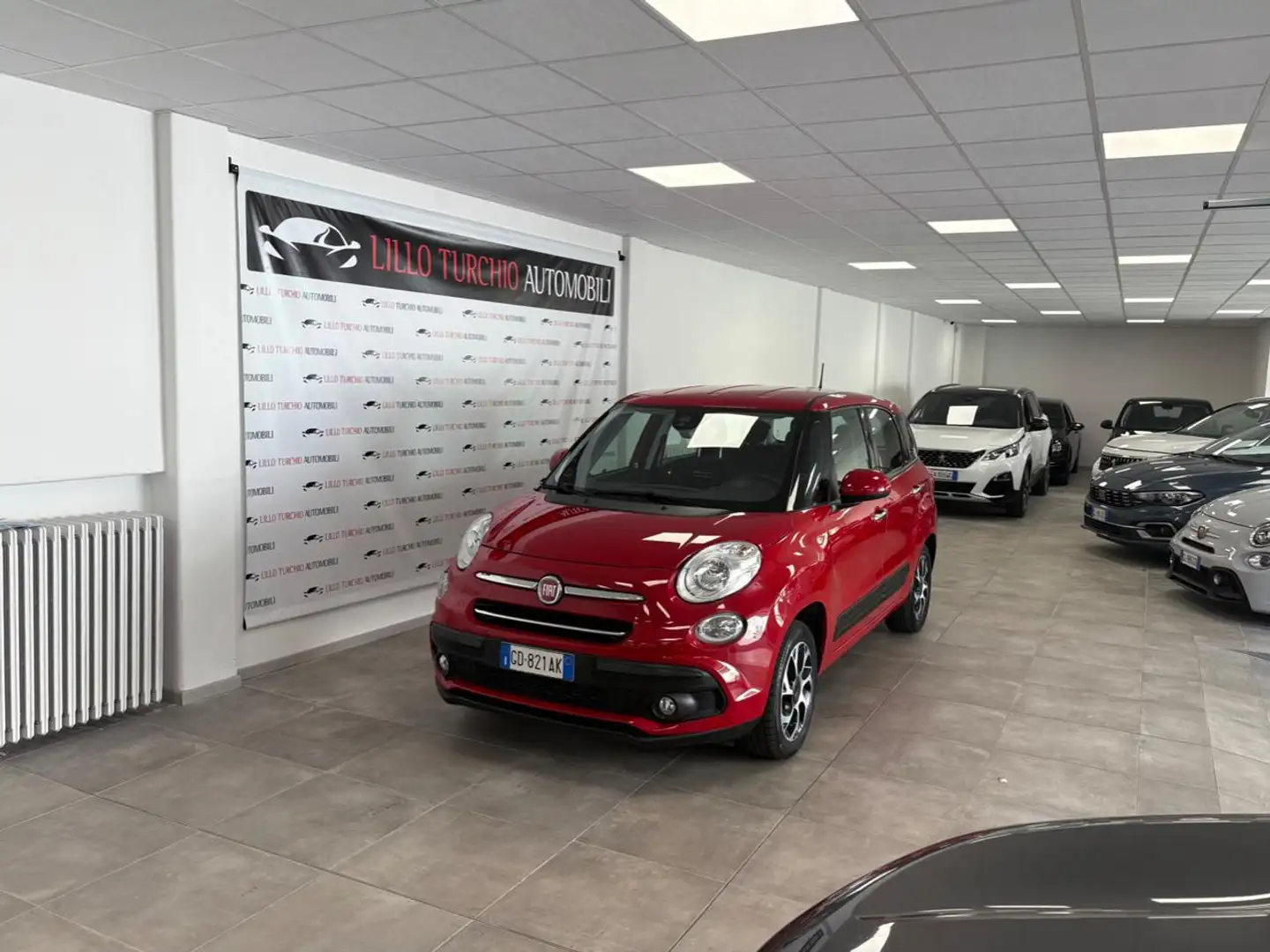 Fiat 500L Living 1.3 Mjt 95 CV Dualogic Business 7 POSTI Rosso - 1