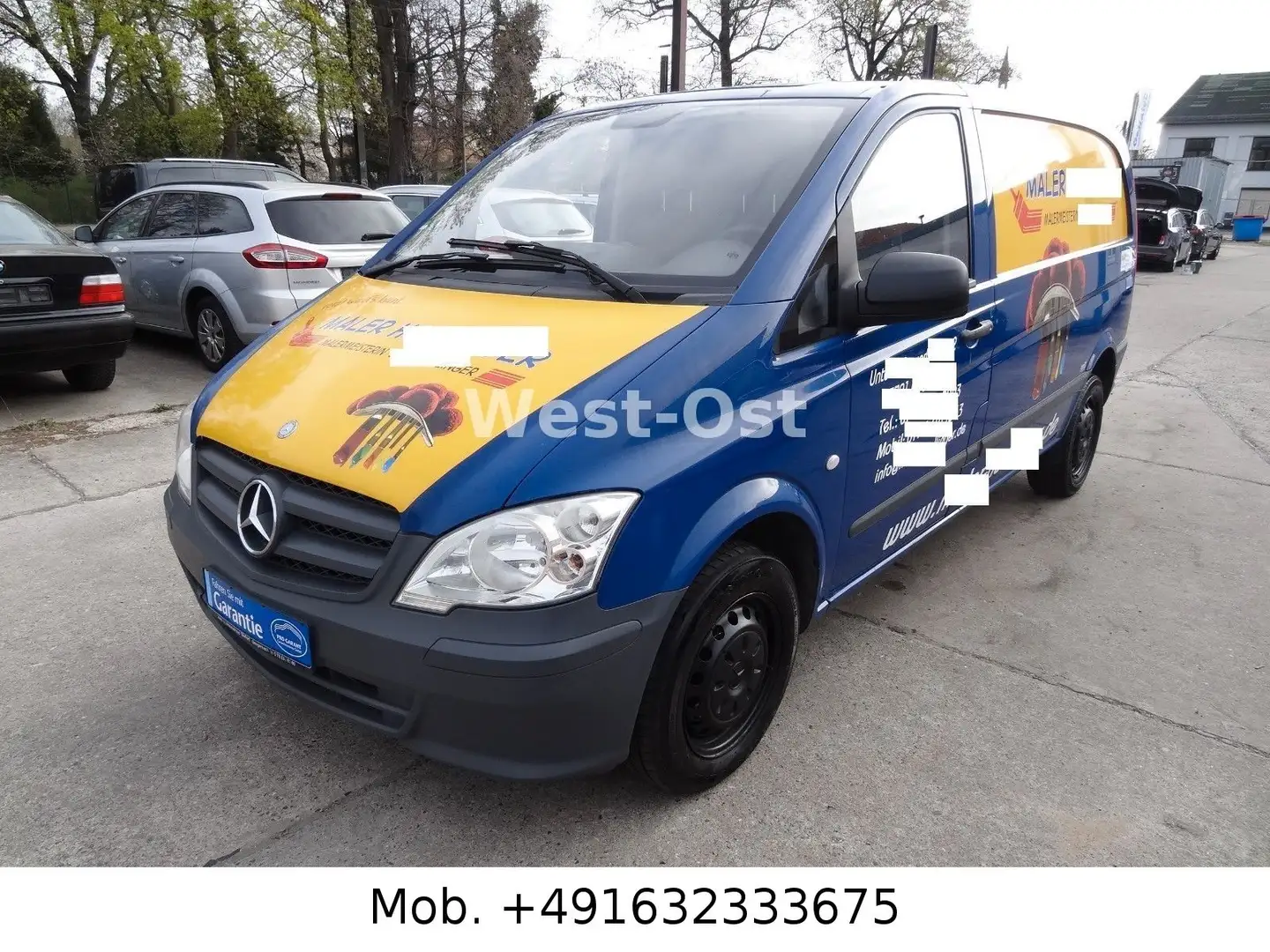 Mercedes-Benz Vito Kasten 110 CDI Euro 5 LKW AHK HU/AU neu Blau - 1