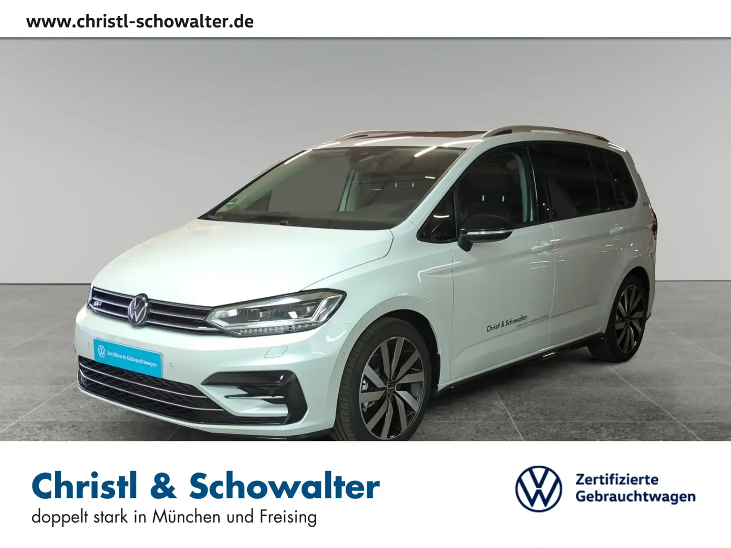 Volkswagen Touran 1.5 TSI DSG GOAL R-Line Ext. AHK LED PANO Weiß - 1