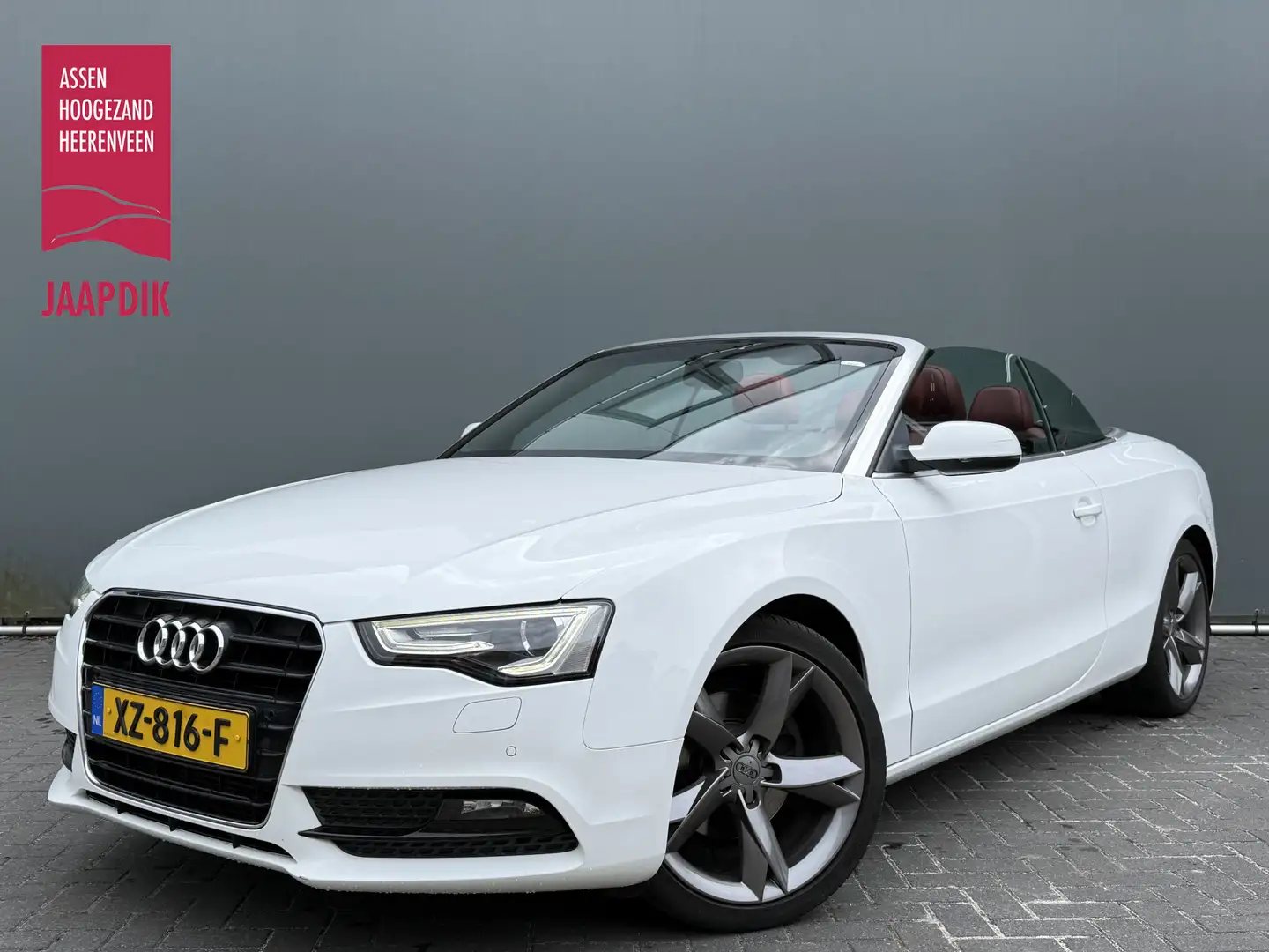 Audi A5 Cabriolet BWJ 2015 1.8 TFSI 170 PK AUTOMAAT / LEDE Wit - 1